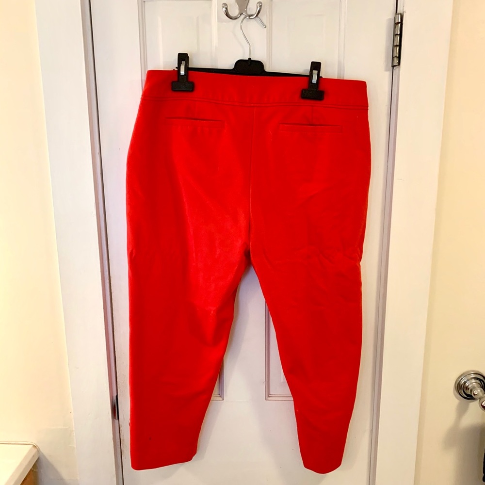 Red Capri Dress Pants